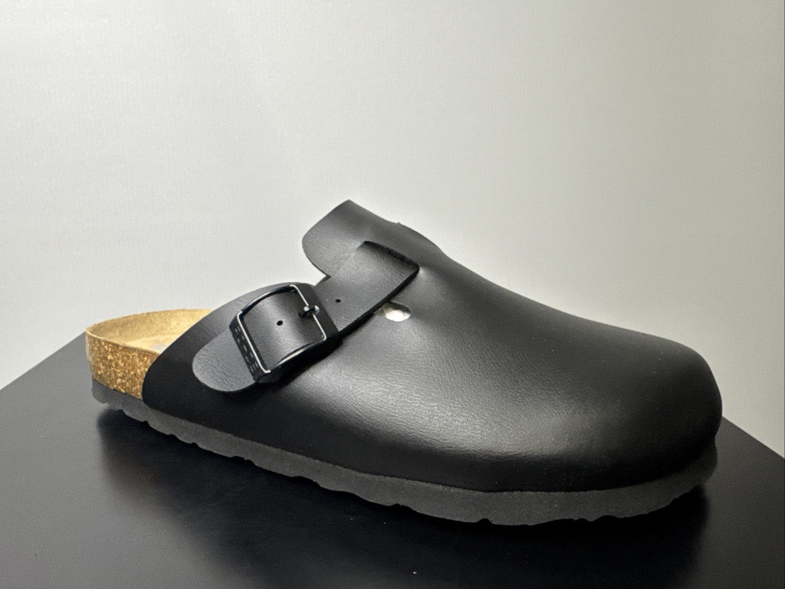 Rohde Herren Pantolette Gr. 41 Schwarz Pantoffel Weite G 6697