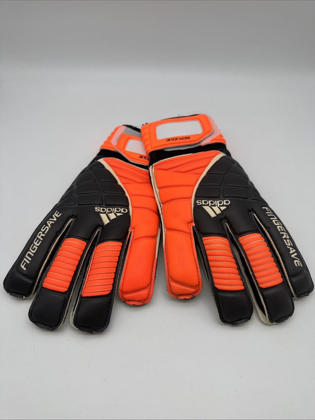 Adidas Fußball Handschuhe Torwart Gr. 10.5 Fingersave Replique