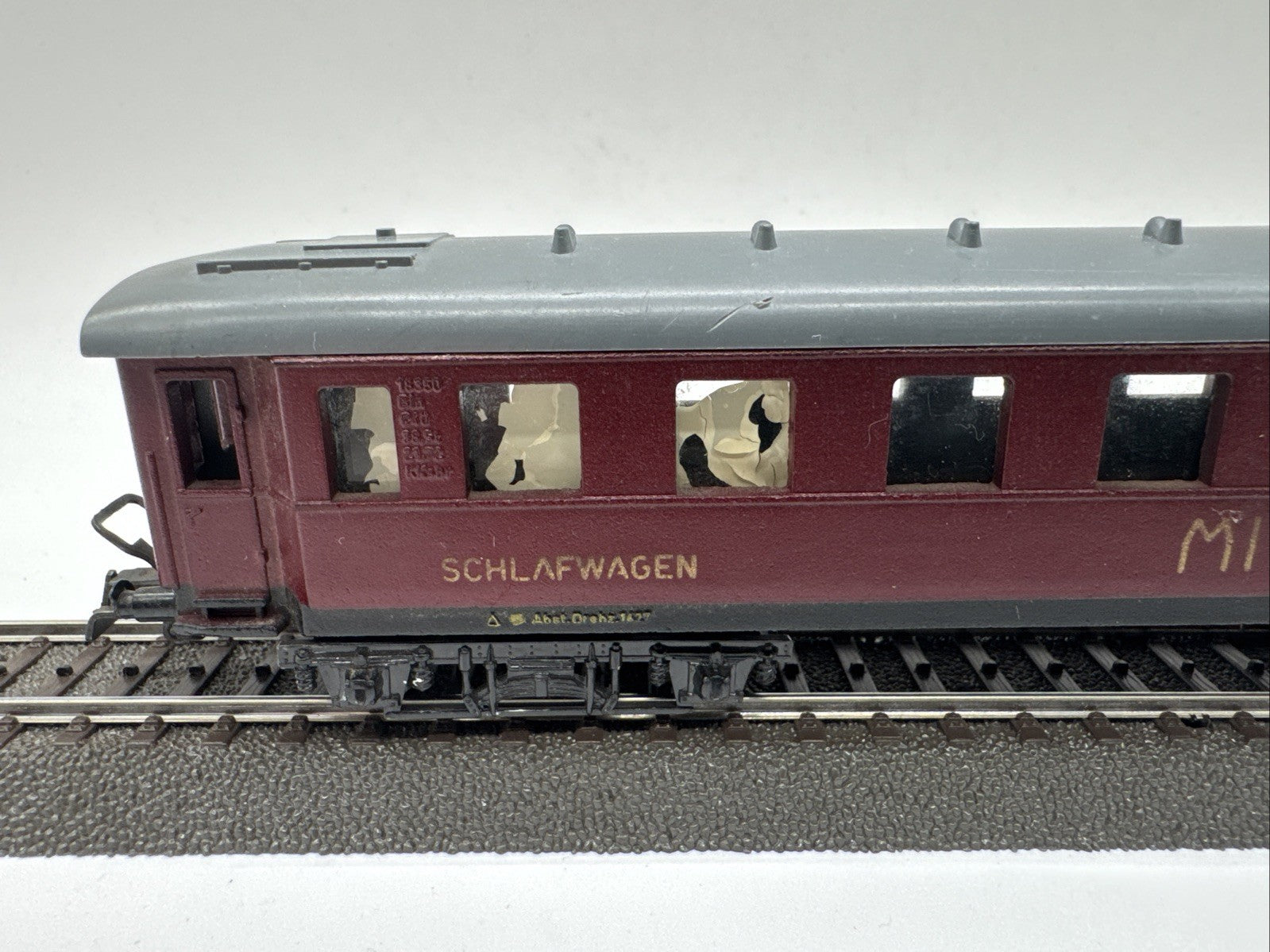 Piko H0 Schlafwagen MITROPA Personenwagen DR dunkelrot 1:87 #62
