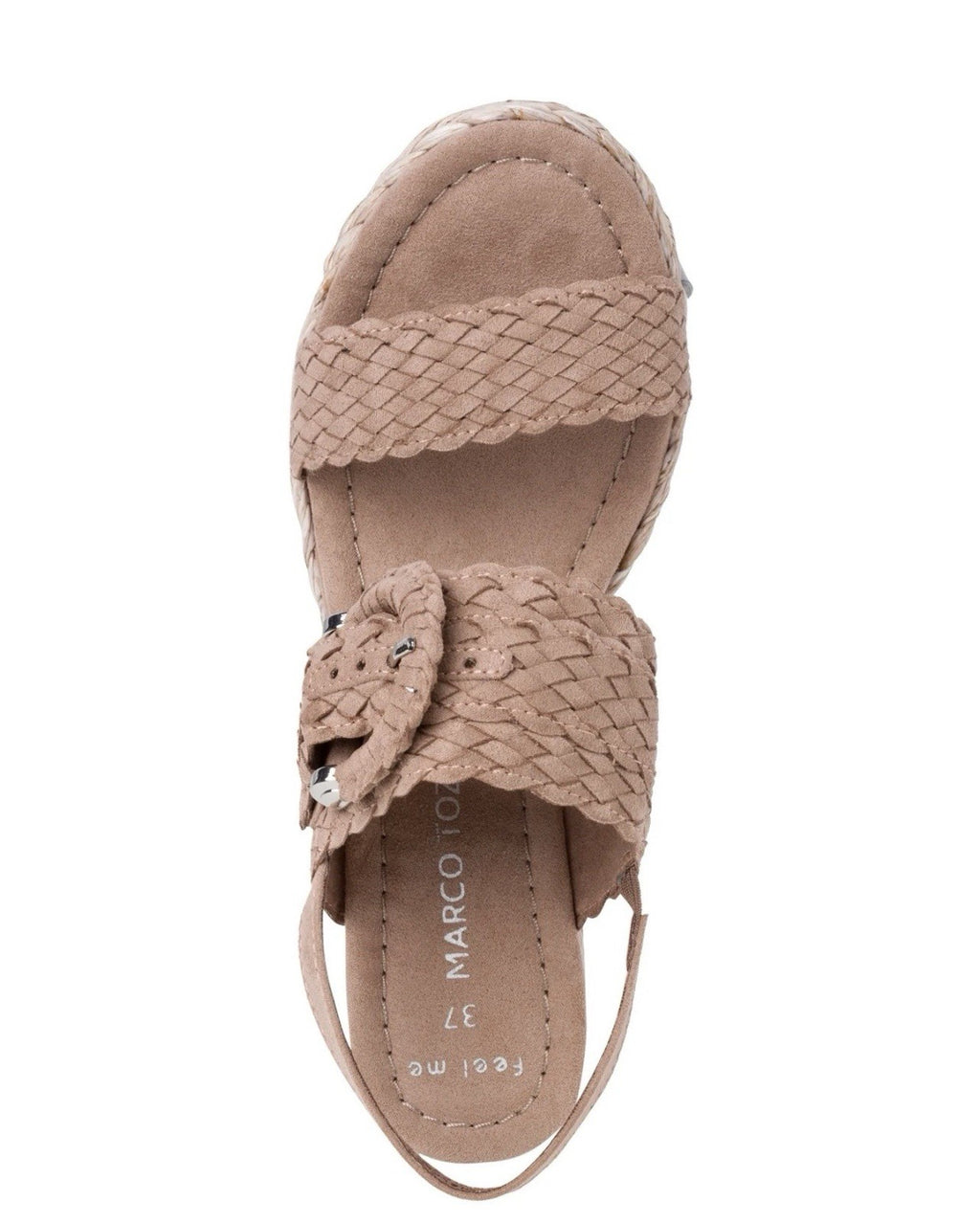 MARCO TOZZI Damen Pantolette Gr. 41 Slipper Sandale Sandalette Keilsandale