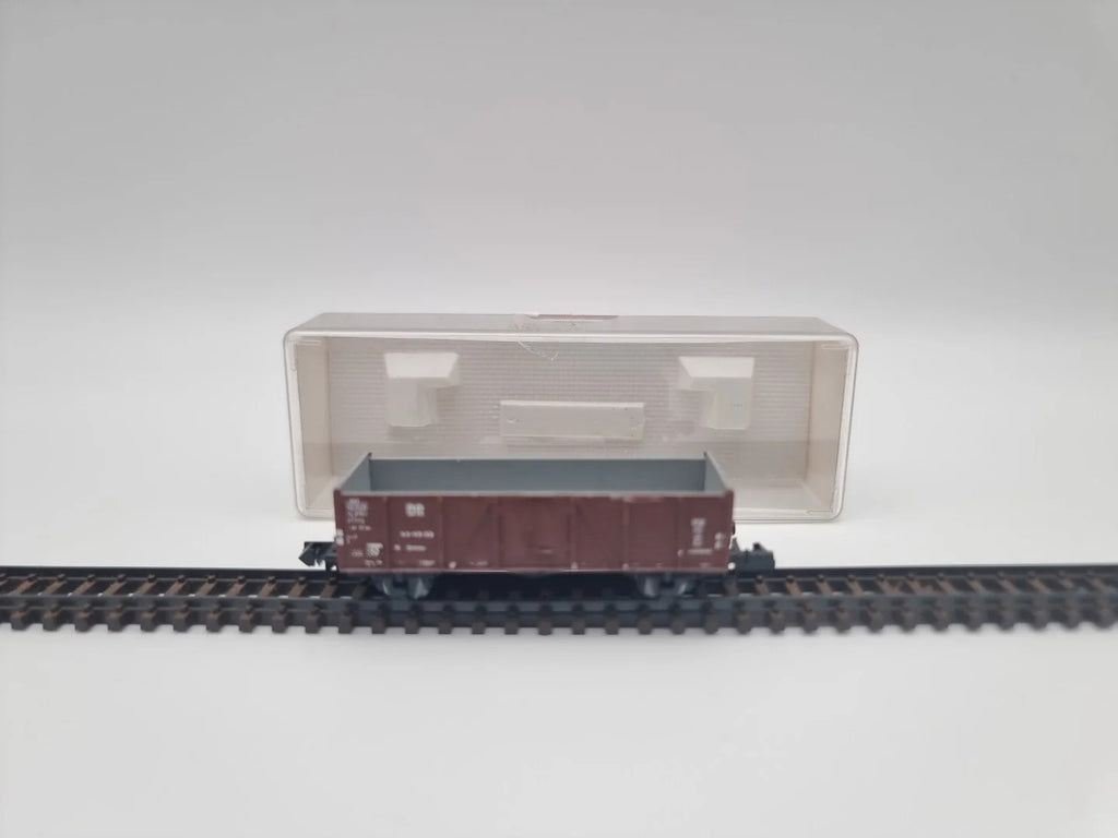 Fleischmann Spur N 8205 offener Güterwagen Hochbordwagen 884 262 DB braun In OVP