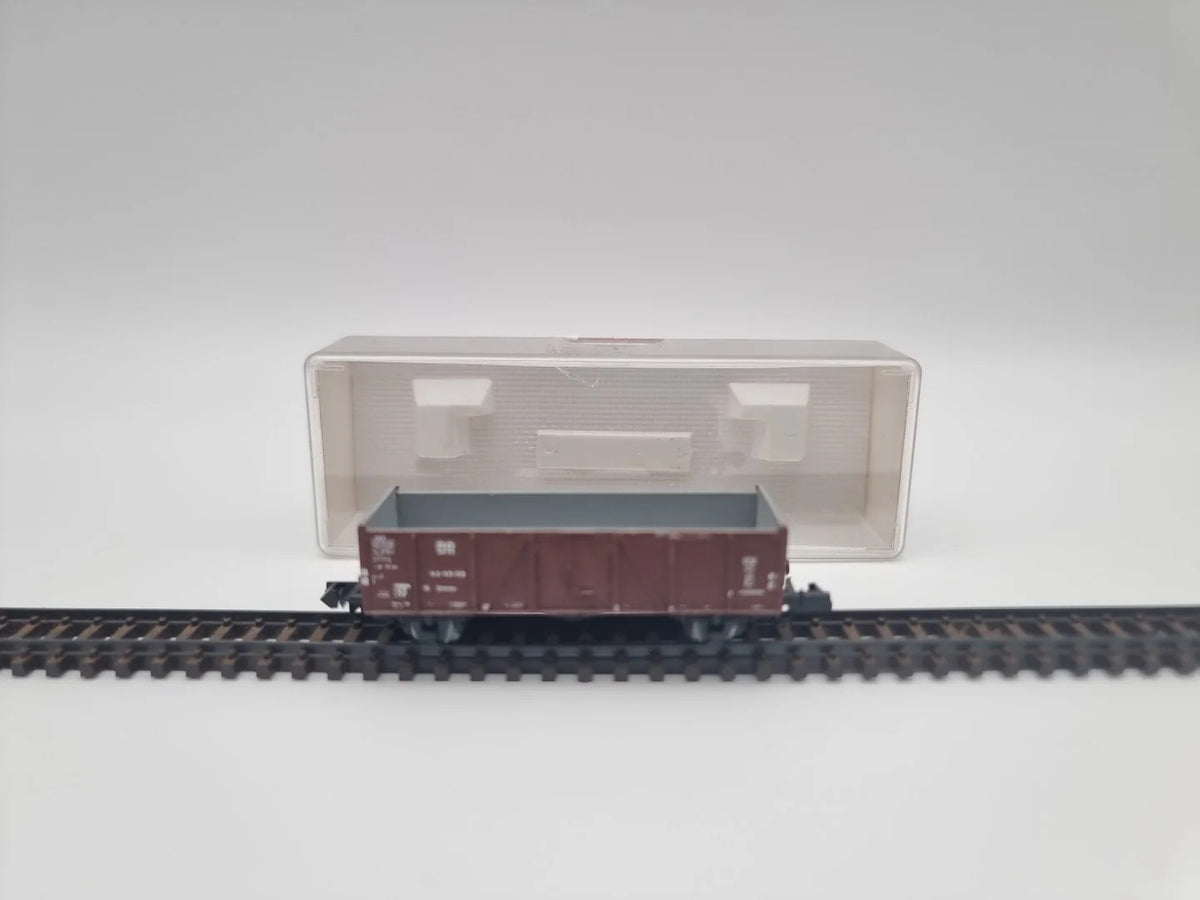 Fleischmann Spur N 8205 offener Güterwagen Hochbordwagen 884 262 DB braun In OVP