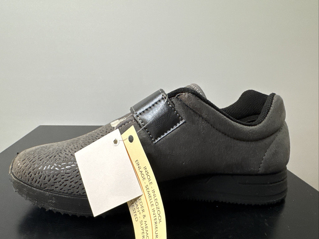 Fischer Markenschuh Gr. 36 Damen Halbschuh Grau Leder