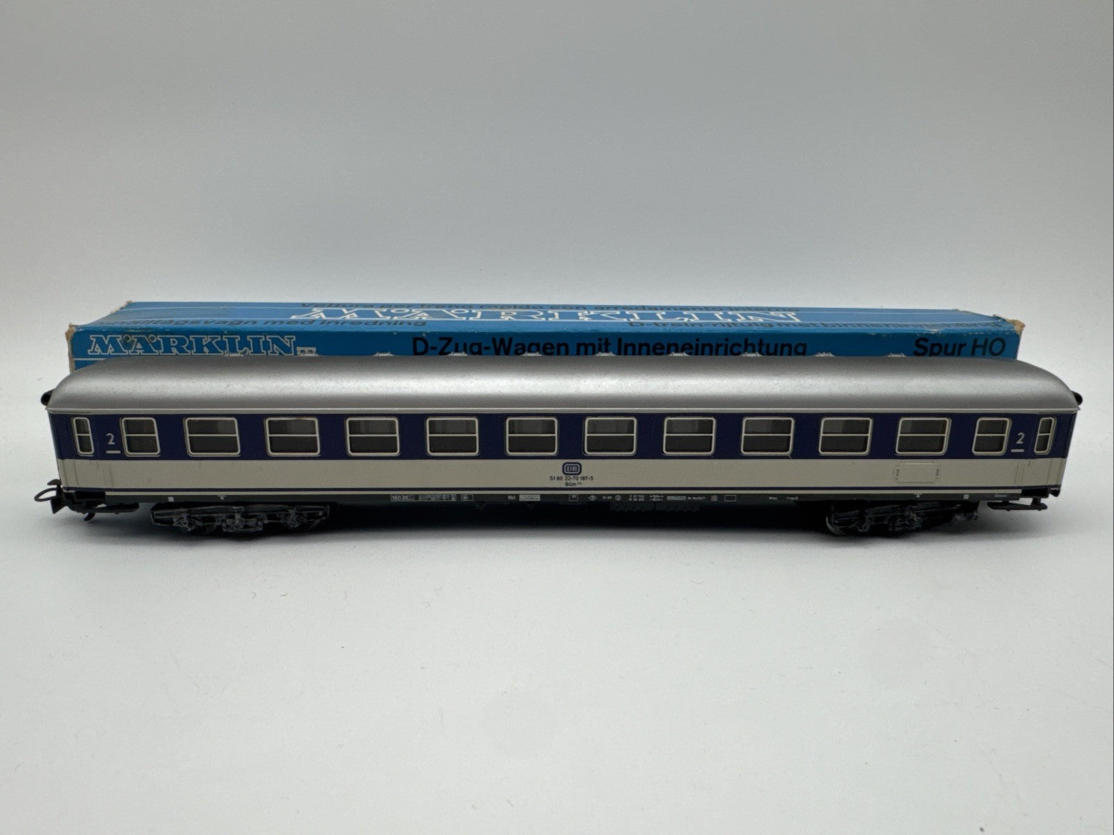 Märklin H0 4092 Personenwagen 2.Kl. der DB in OVP
