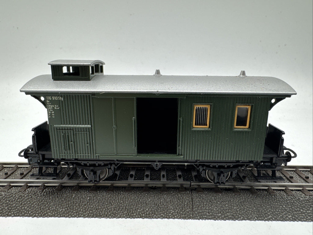 Märklin 4038 - Gepäckwagen - 116 910 Stg - grün/grau - H0 HO 1:87 #280