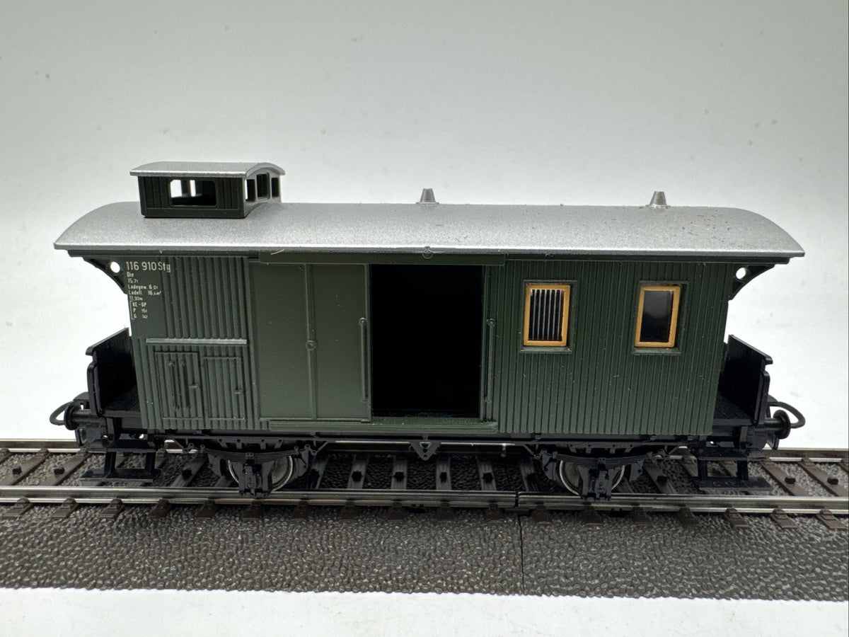 Märklin 4038 - Gepäckwagen - 116 910 Stg - grün/grau - H0 HO 1:87 #280
