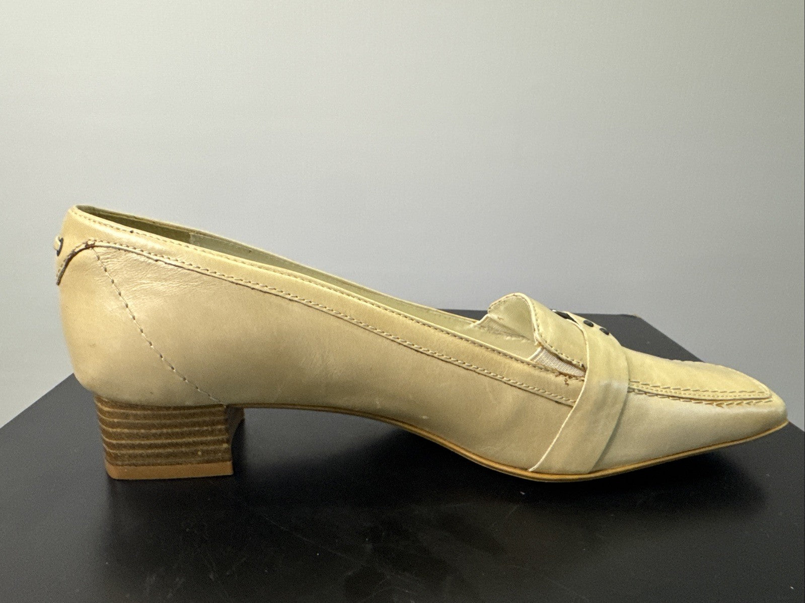Firetti Pumps Gr. 39 Damen Absatzschuh Leder 