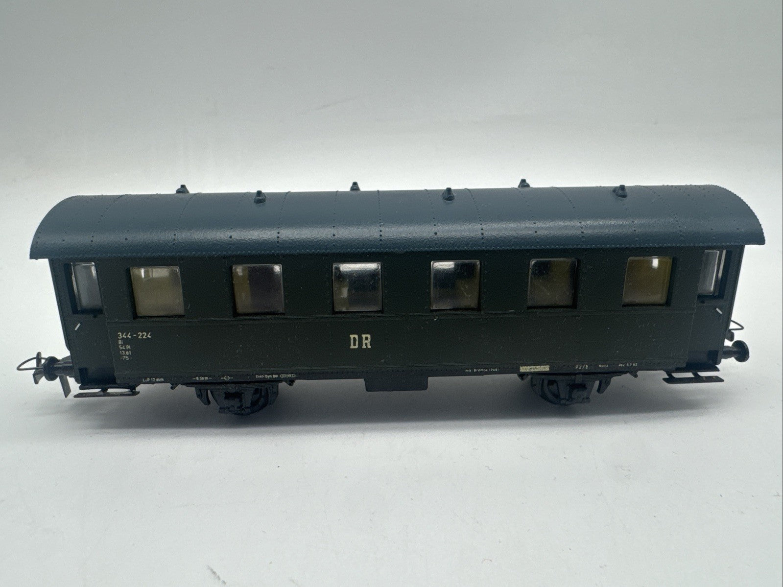 Piko Personenwagen 344-224 Bi 54 PI - DR - grün - weiße Schrift - H0 HO 1:87