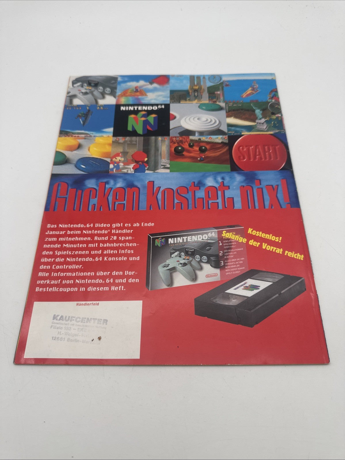 Club Nintendo Heft Sonderausgabe N64