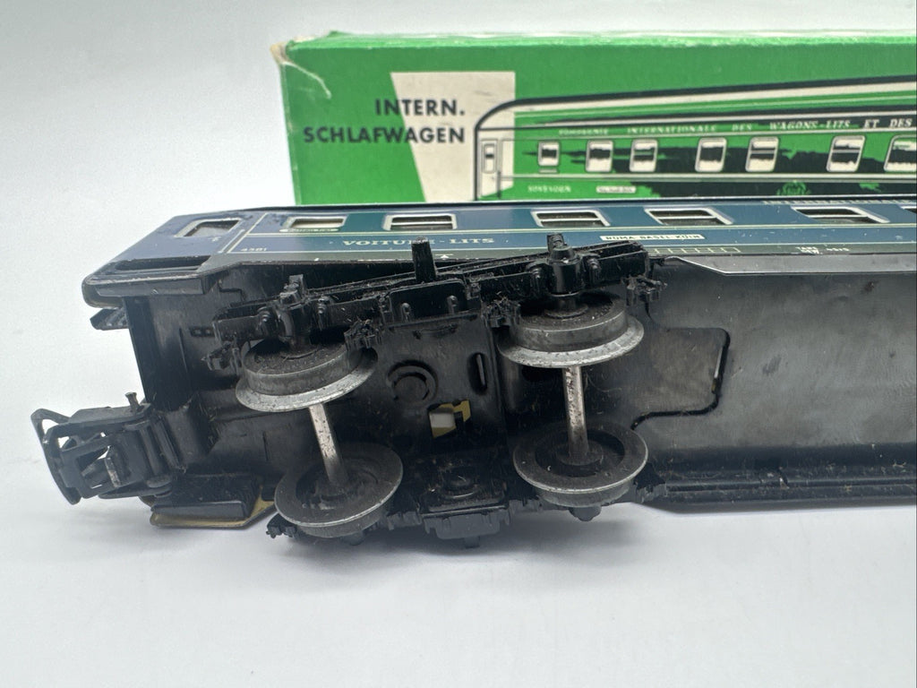 Märklin HO 4029 Schlafwagen blau OVP, gebraucht