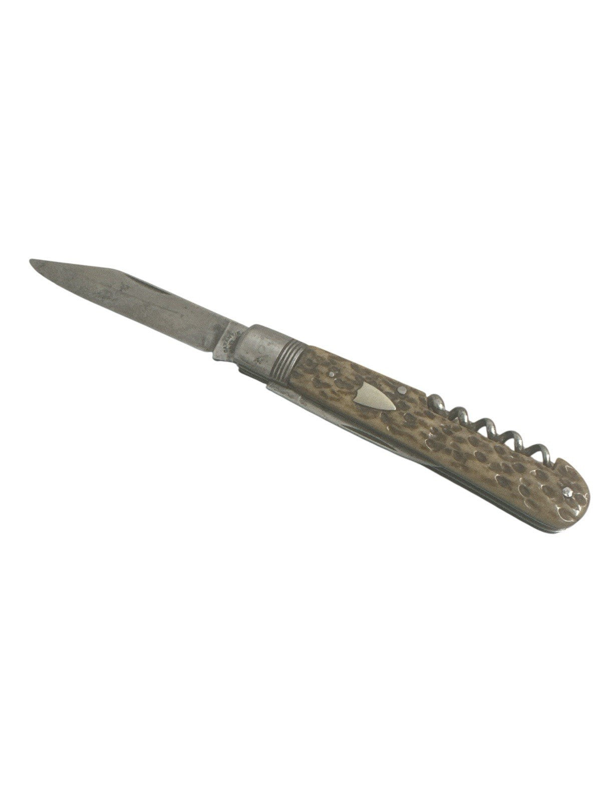 Weidmannsheil Jagdmesser Taschenmesser mit Horngriff Solingen