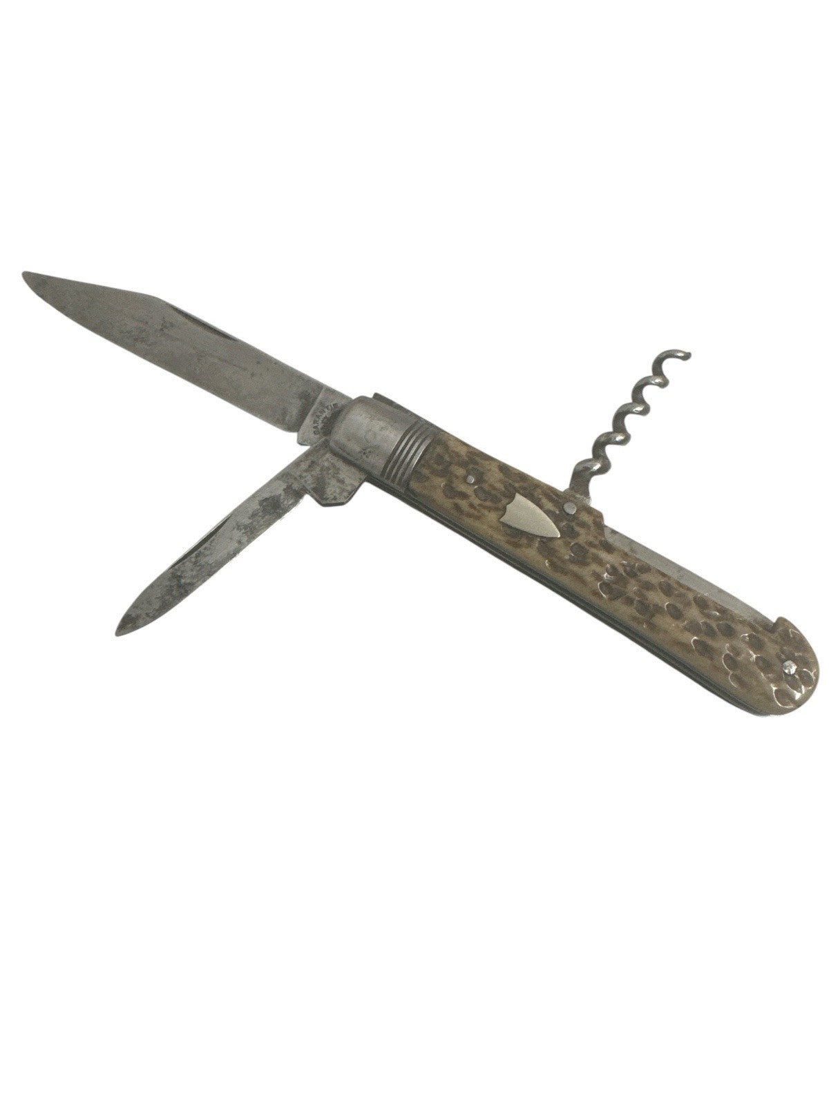 Weidmannsheil Jagdmesser Taschenmesser mit Horngriff Solingen