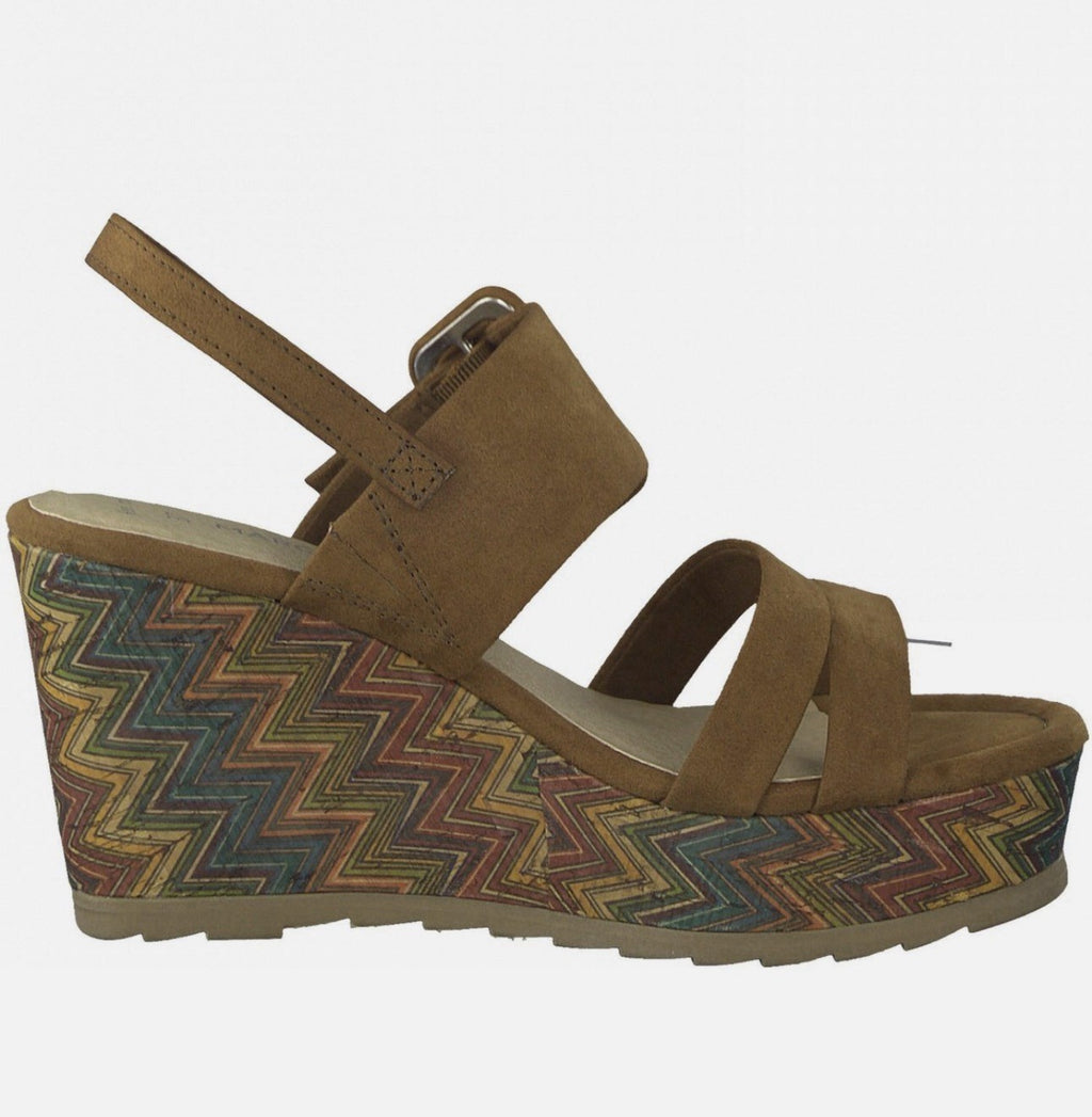 MARCO TOZZI Damen  Gr. 41 Pantolette Slipper Sandale Sandalette Keilsandale