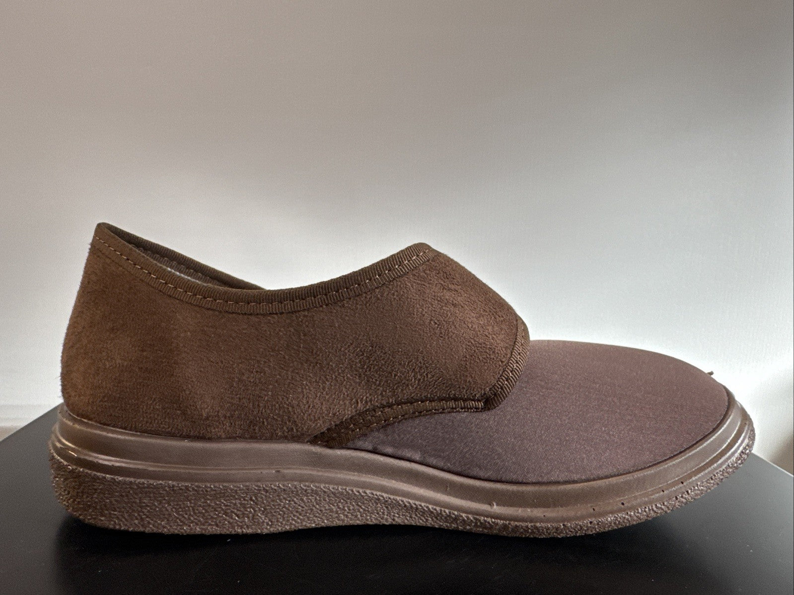 Fischer Markenschuh Herren Pantoffel Gr. 47 Halbschuh Braun