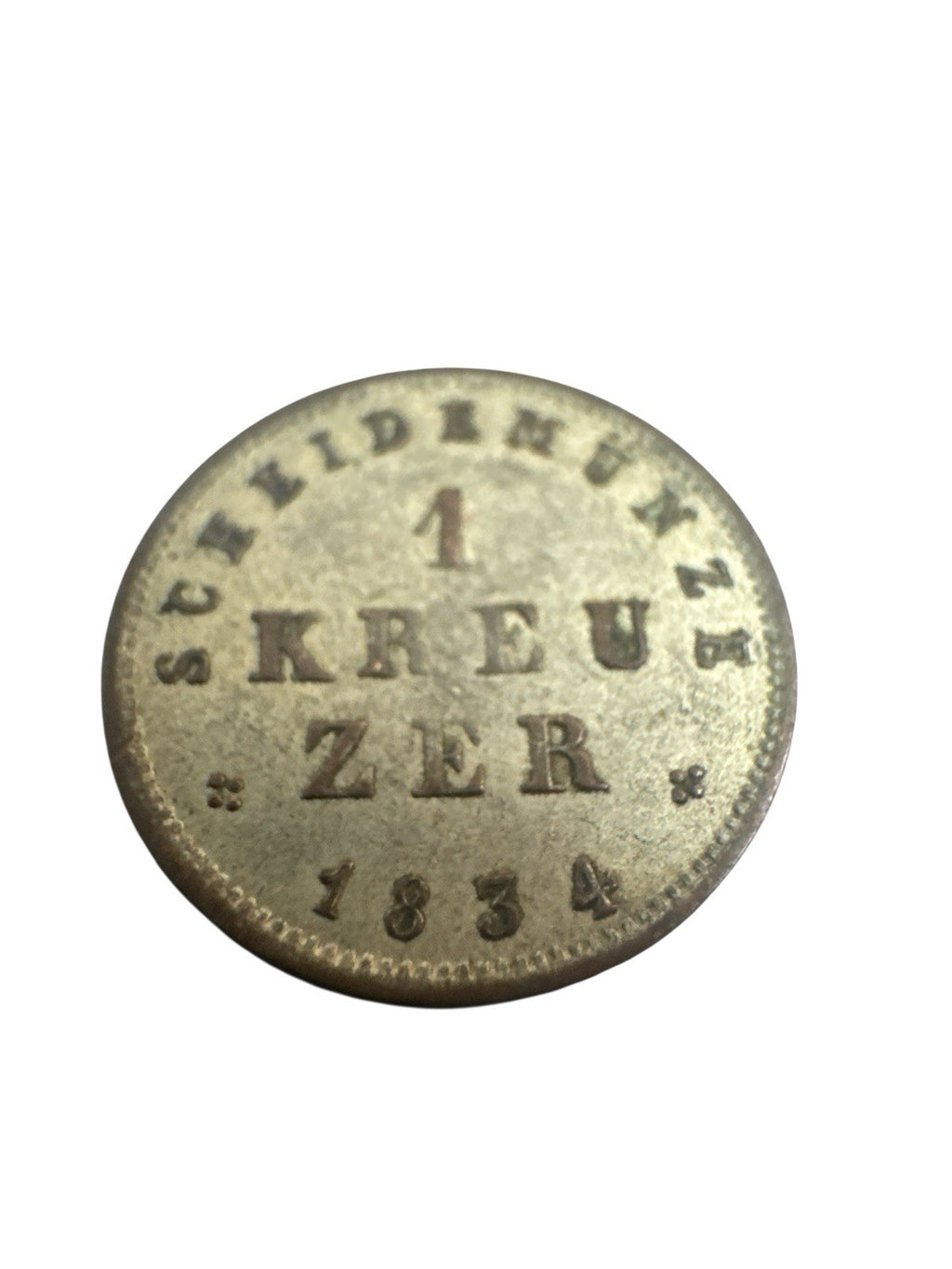 Hessen Darmstadt - Ludwig II. - Münze - 1 Kreuzer 1834 - Silber