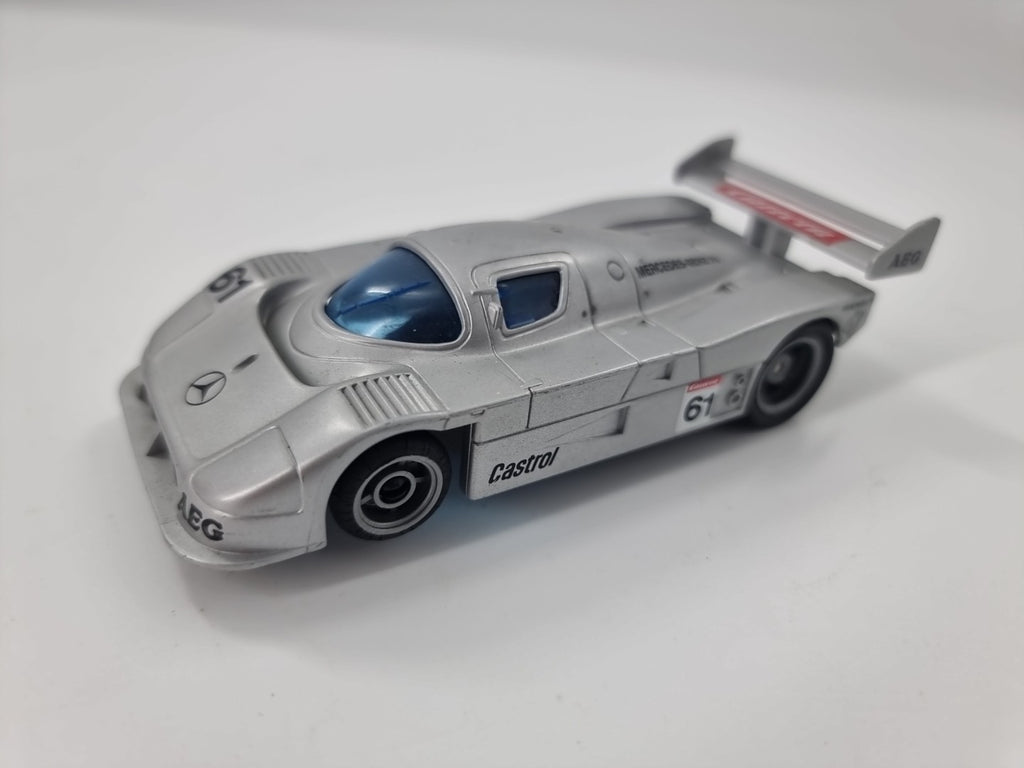 MERCEDES BENZ AMG SILBER CARRERA SLOT CAR SPIELZEUG 