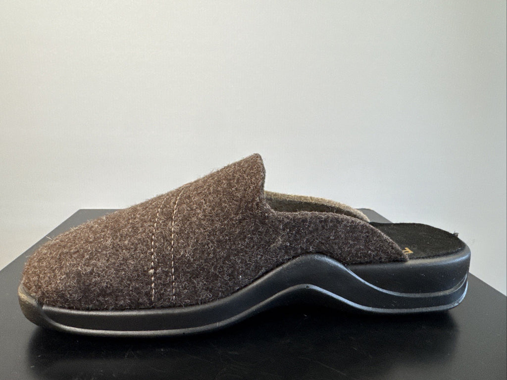Rohde Herren Filz Pantolette Gr. 40 Mocca Pantoffel Weite G 2731