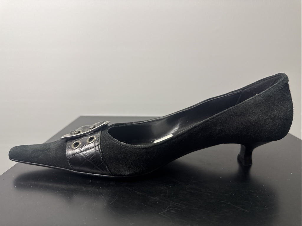 Solo Lei Damen Pumps Gr. 41 Leder Absatzschuh