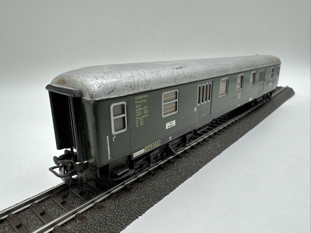 Märklin H0 4026 Personenwagen Gepäckwagen 112401 Köln DB / Blech #243