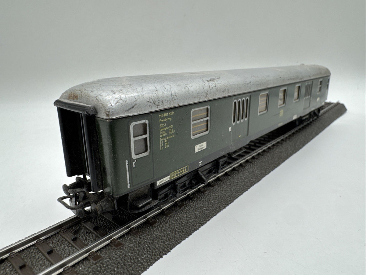 Märklin H0 4026 Personenwagen Gepäckwagen 112401 Köln DB / Blech #243