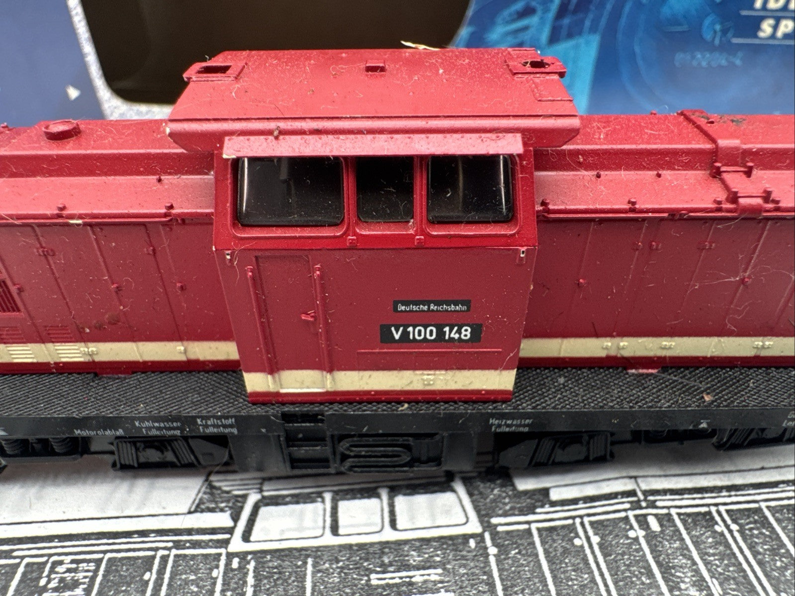 Tillig TT 04597 Diesellok BR V 100 148 DR Gleichstrom