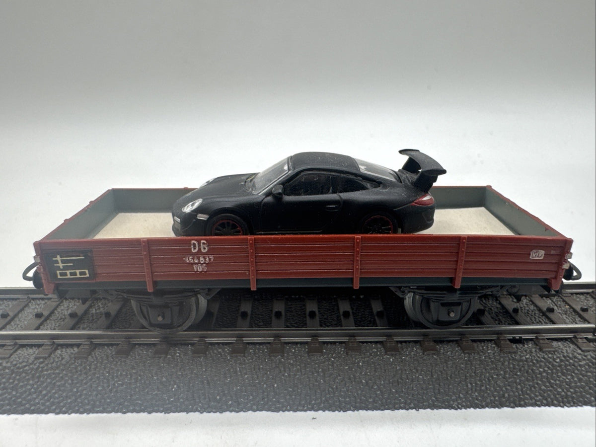 Märklin 4503 H0 Niederbordwagen 464 637 , DB Beladen