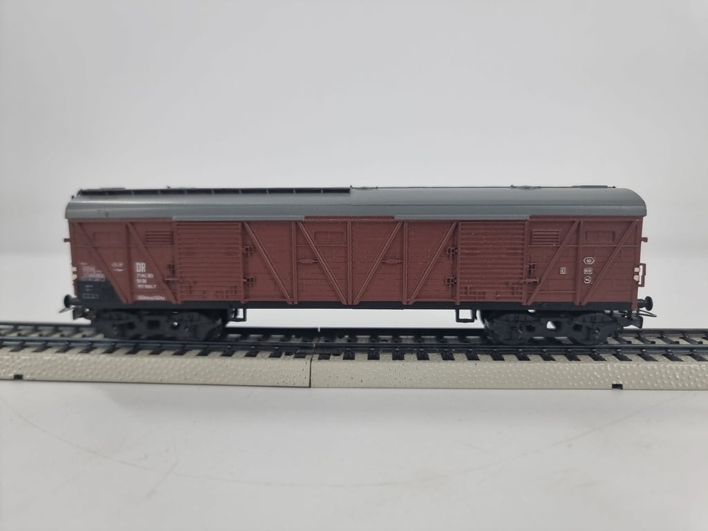 Piko H0 Gedeckter Güterwagen DR 21 MC-RIV 50 DR 197 1986-7