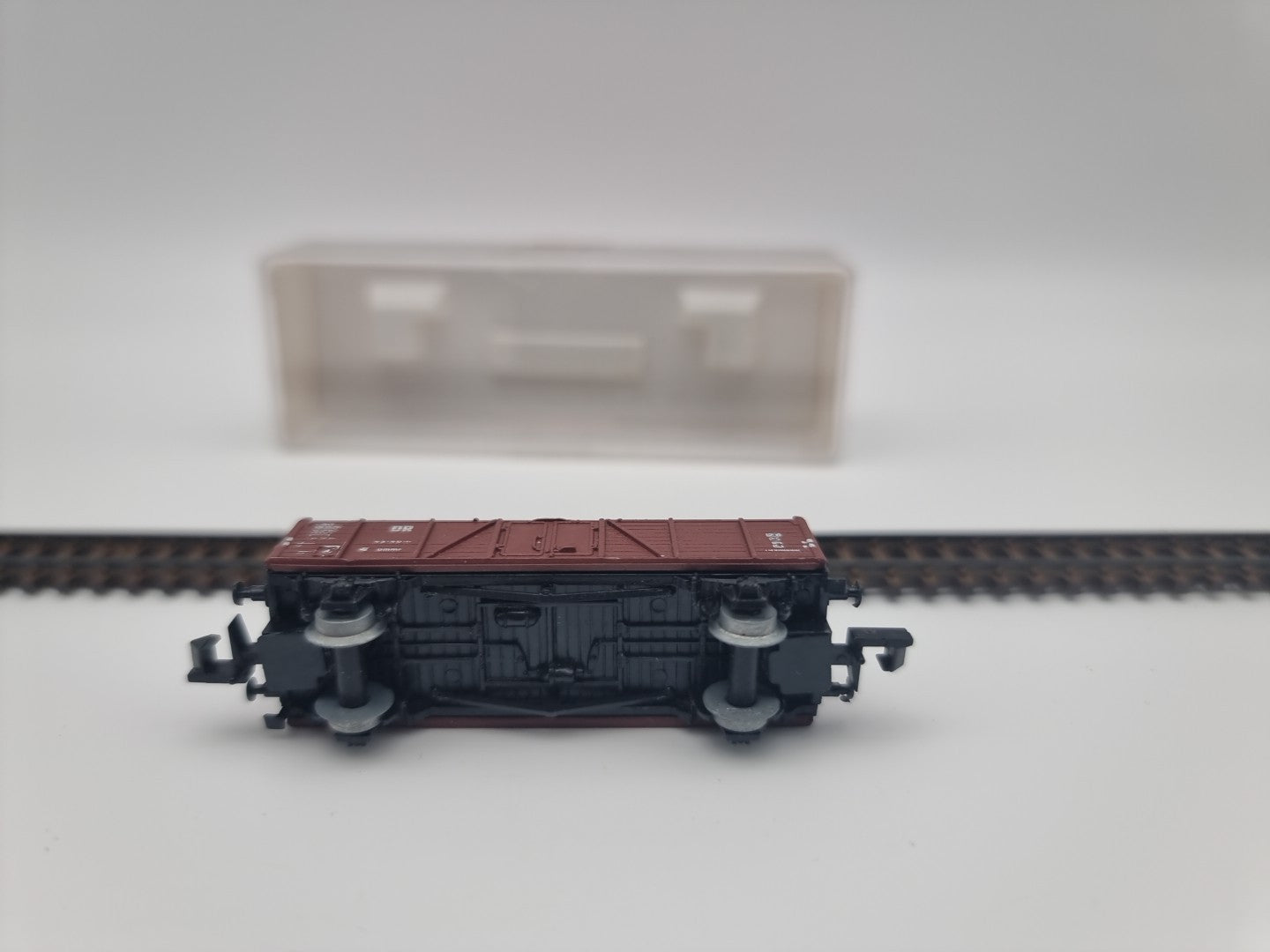 Fleischmann Spur N 8205 offener Güterwagen Hochbordwagen 884 262 DB braun In OVP
