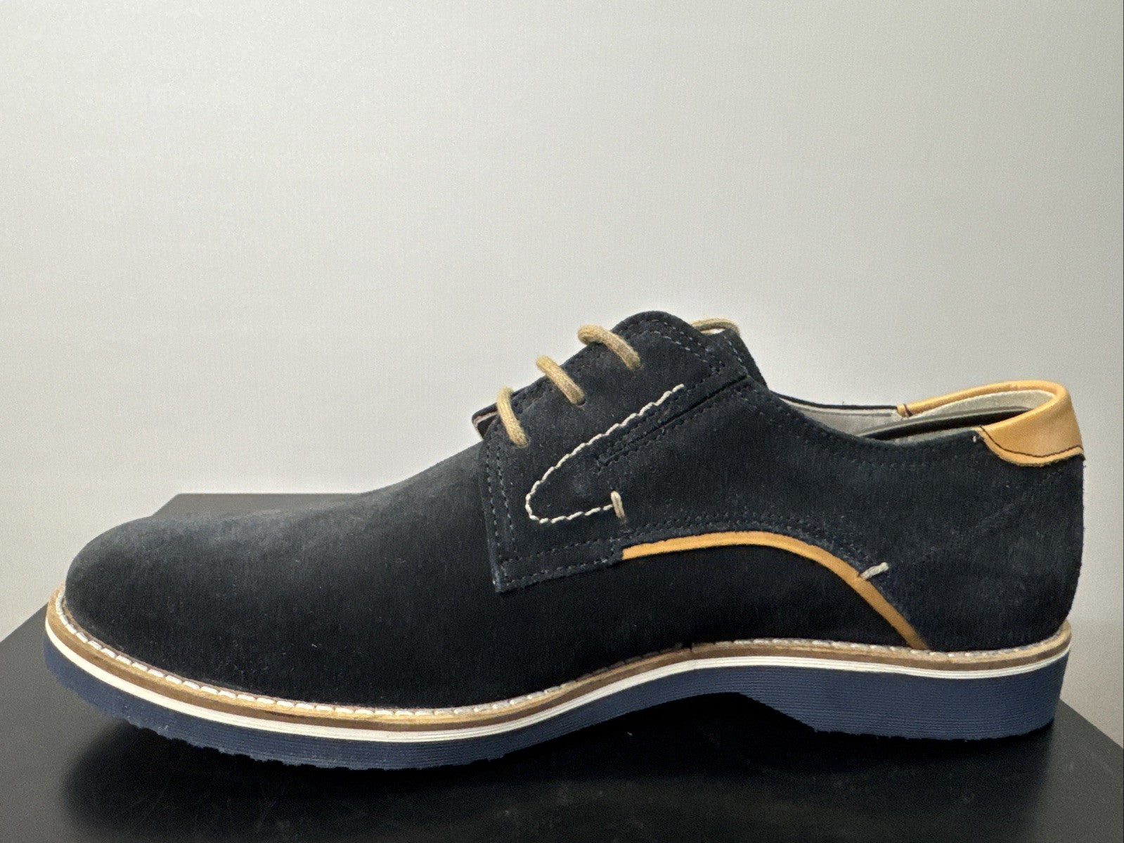 Encanio-702 Business Schuh Derby SIOUX Tempesta Dunkelblau SALE Gr. 43,5