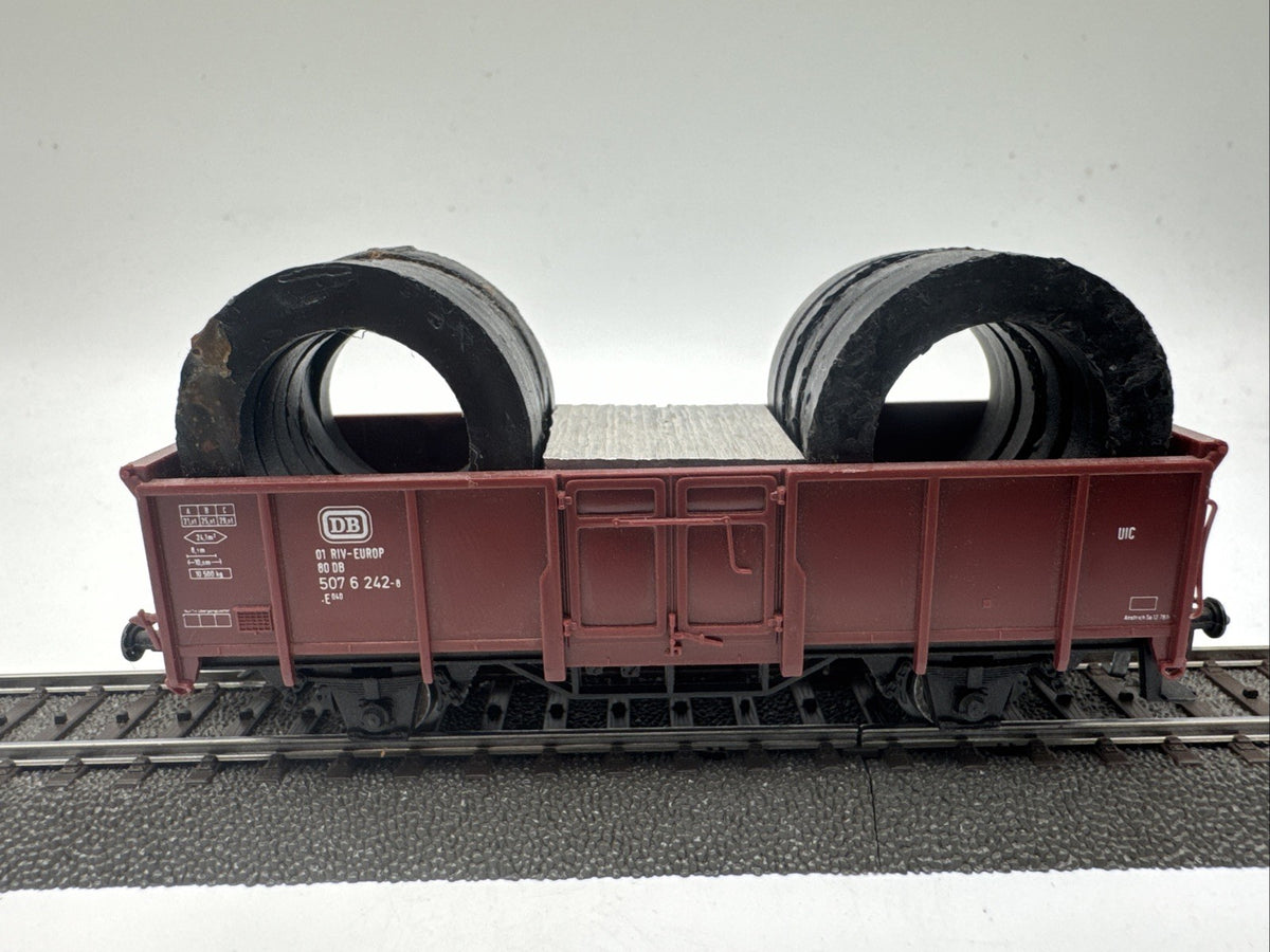 Märklin H0 4465 Hochboardwagen 507 6 242-8 DB - H0 HO Beladen #269
