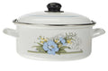 Kochtopf Bratentopf Ø 20 cm, 2,6 l Emaille, Motiv Herbstlaub