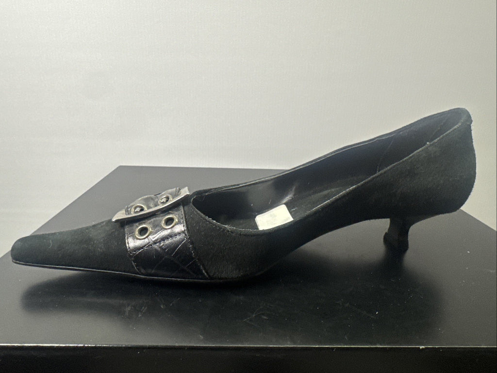 Solo Lei Damen Pumps Gr. 37 Leder Absatzschuh 