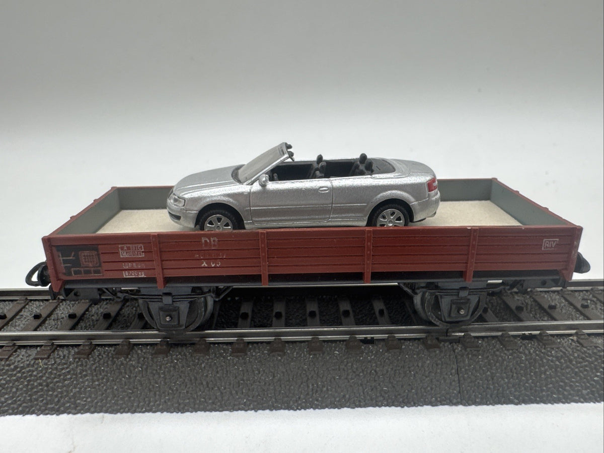 Märklin 4503 H0 Niederbordwagen 464 637 Mit Ladung DB #454