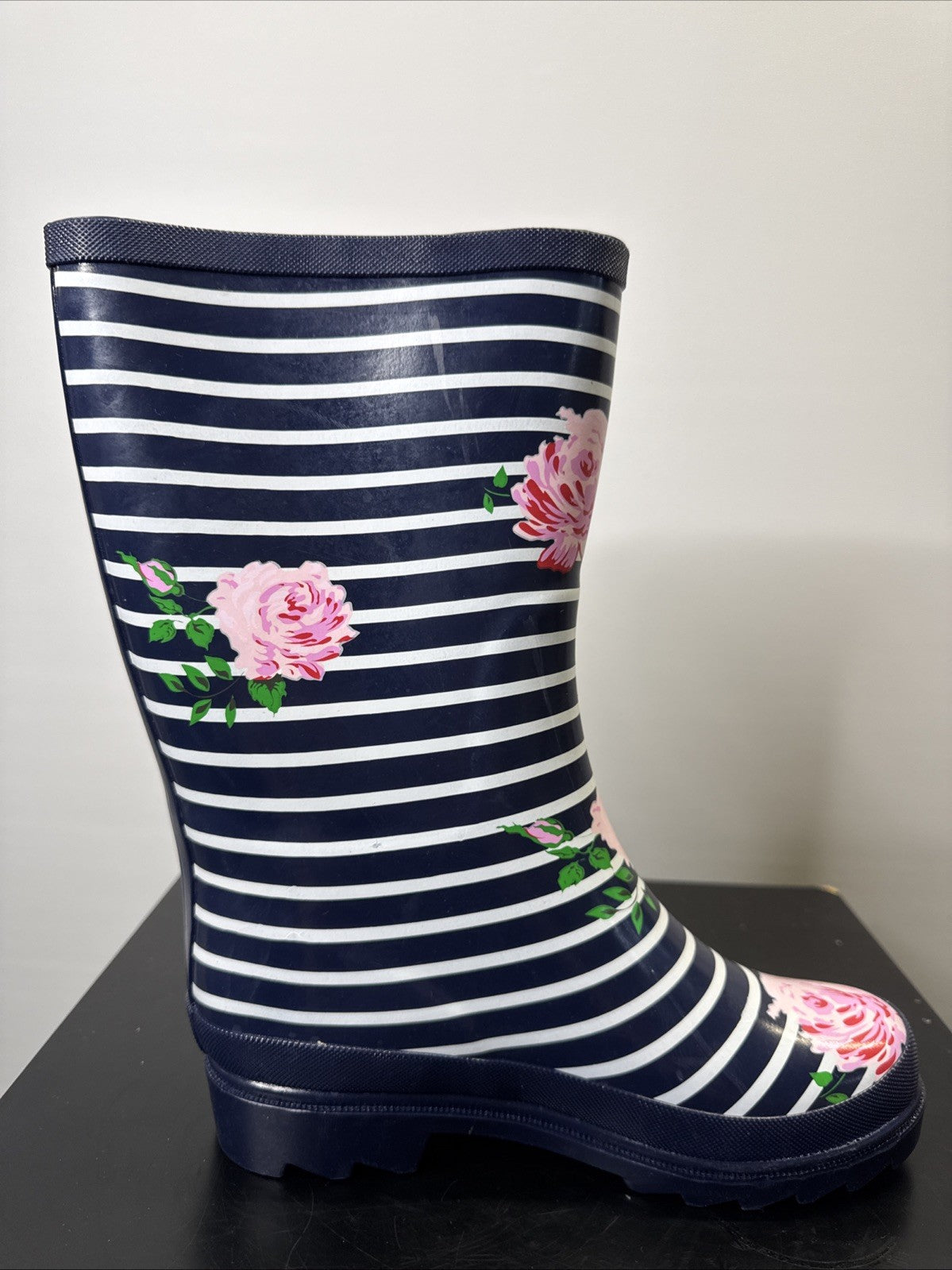 Beck Damen Gummistiefel Gr. 38 Regenstiefel Stiefel Stripes