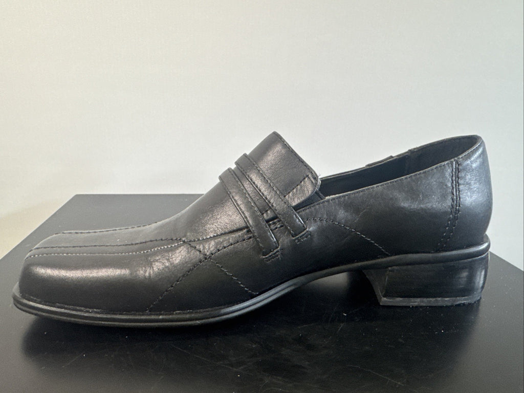 Dockers Halbschuh Gr. 37 Damen Leder Schwarz 