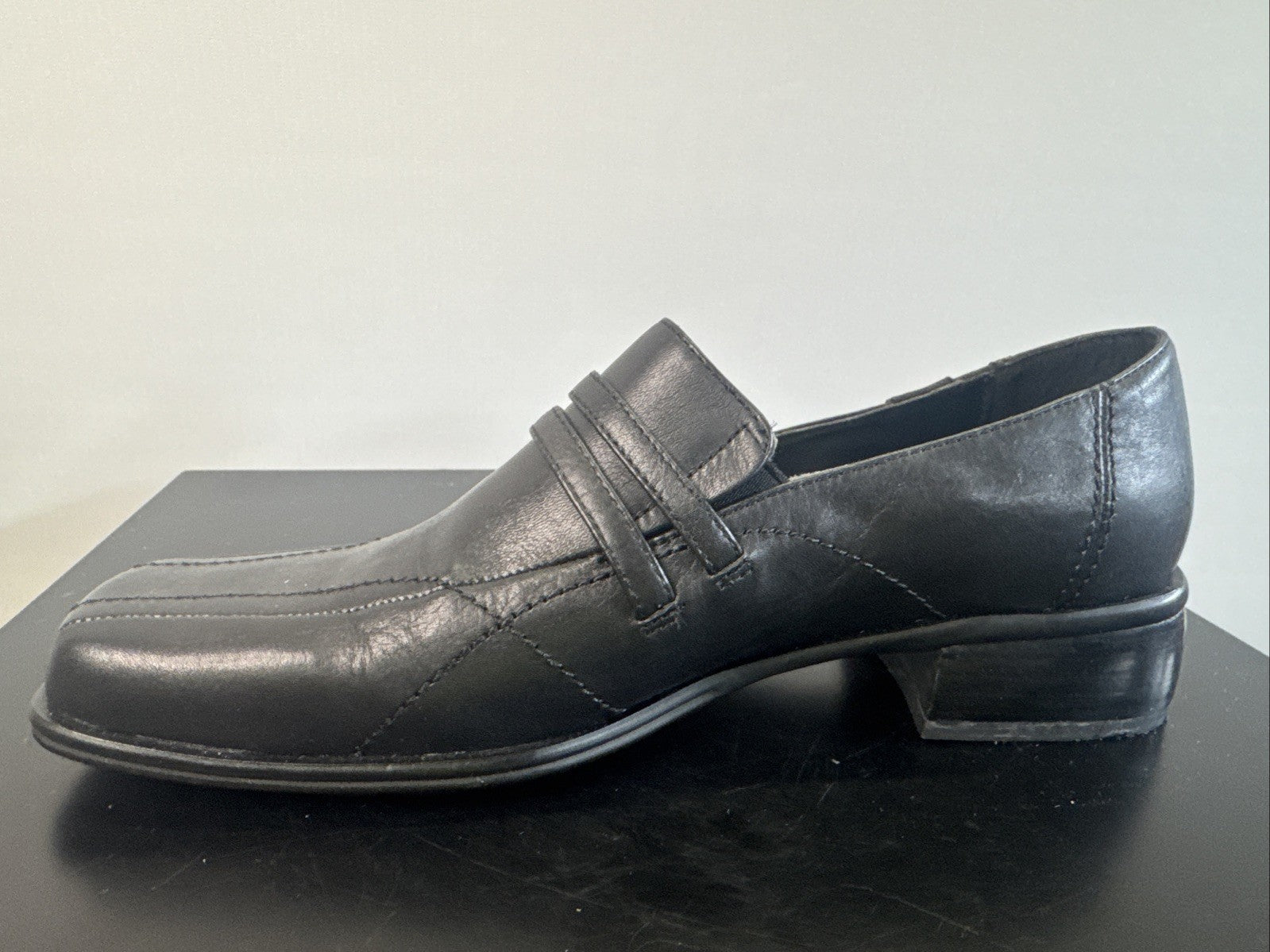 Dockers Halbschuh Gr. 37 Damen Leder Schwarz 