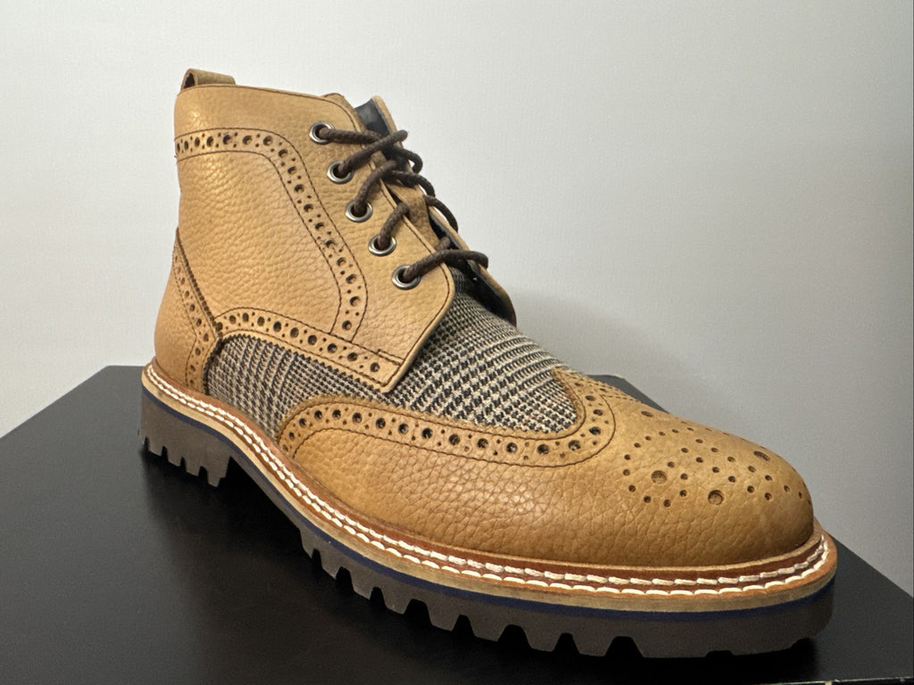 SIOUX Germany Herren Business Schuhe Bootie QUENDRON - 708 Braun Gr. 46 / 12