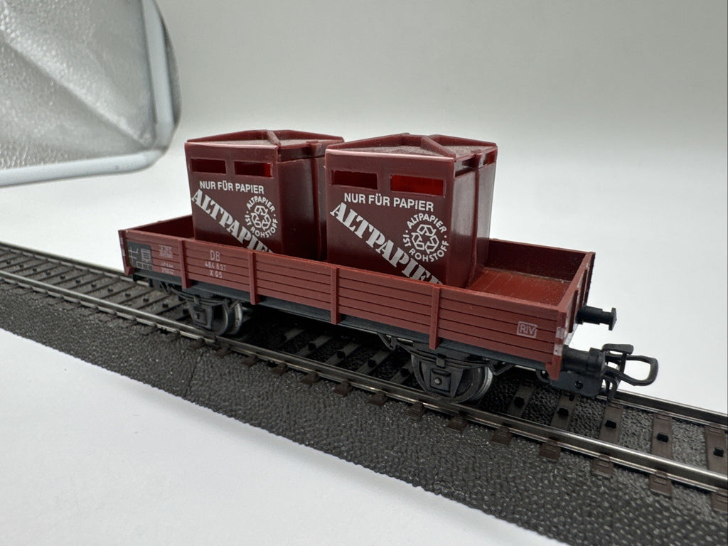 Märklin 4503 H0 Niederbordwagen 464 637 , DB Beladen #516