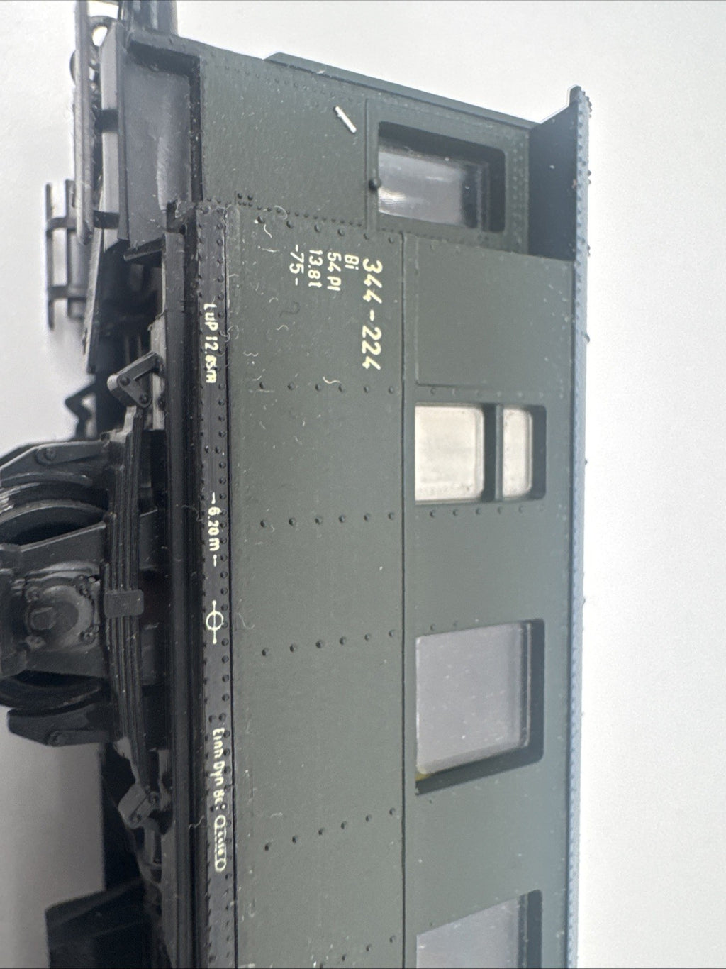 Piko Personenwagen 344-224 Bi 54 PI - DR - grün - weiße Schrift - H0 HO 1:87