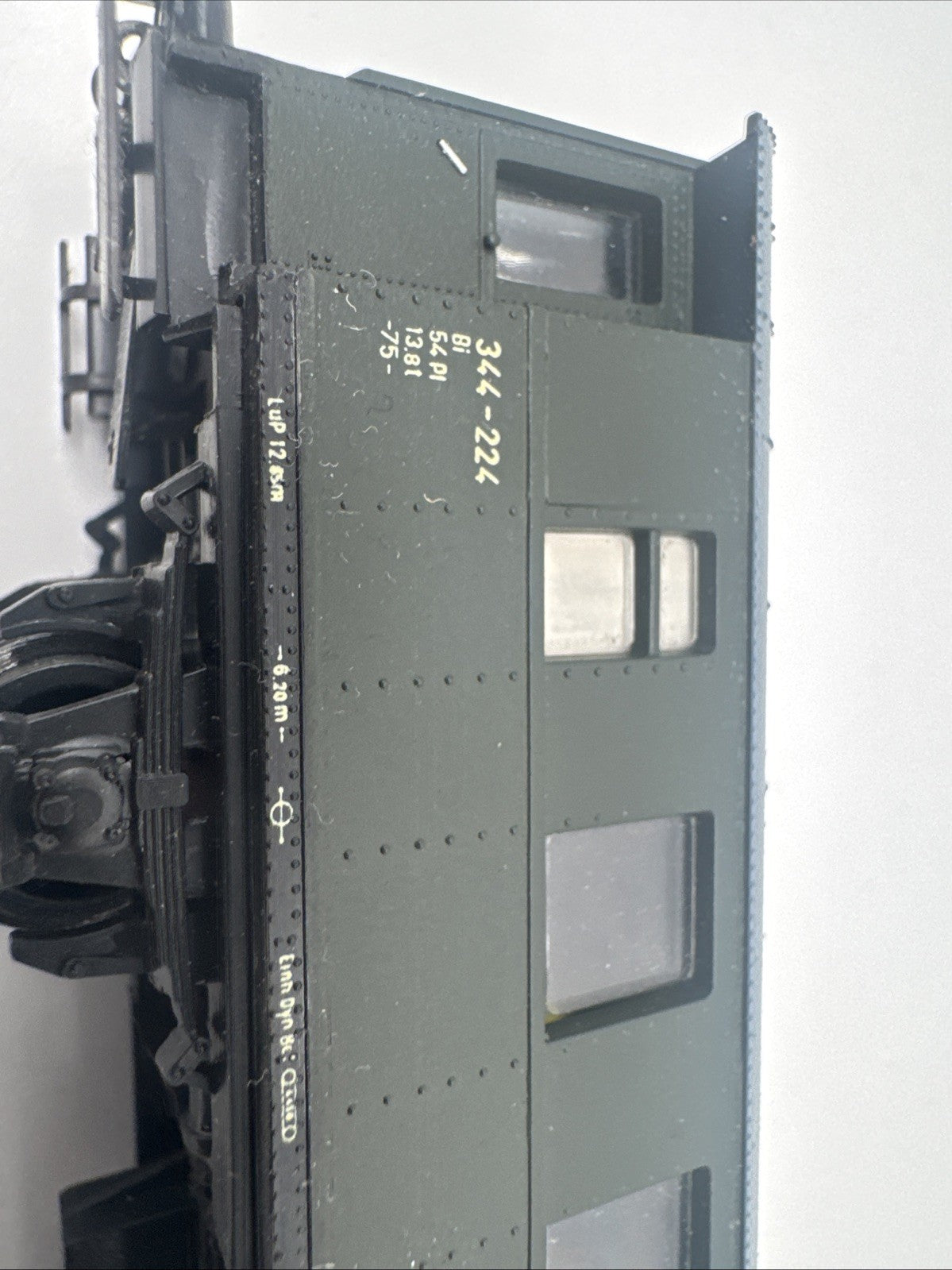 Piko Personenwagen 344-224 Bi 54 PI - DR - grün - weiße Schrift - H0 HO 1:87