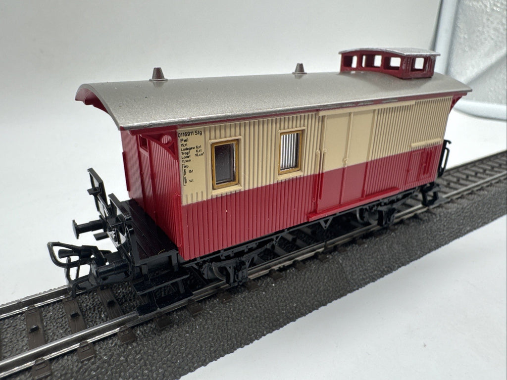 Märklin 4008 H0 Gepäckwagen Personenwagen Länderbahn beige/rot 0116911 Stg #387