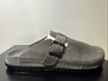 Rohde Herren Pantolette Gr. 39 Anthrazit Pantoffel  Schuhweite G 6743