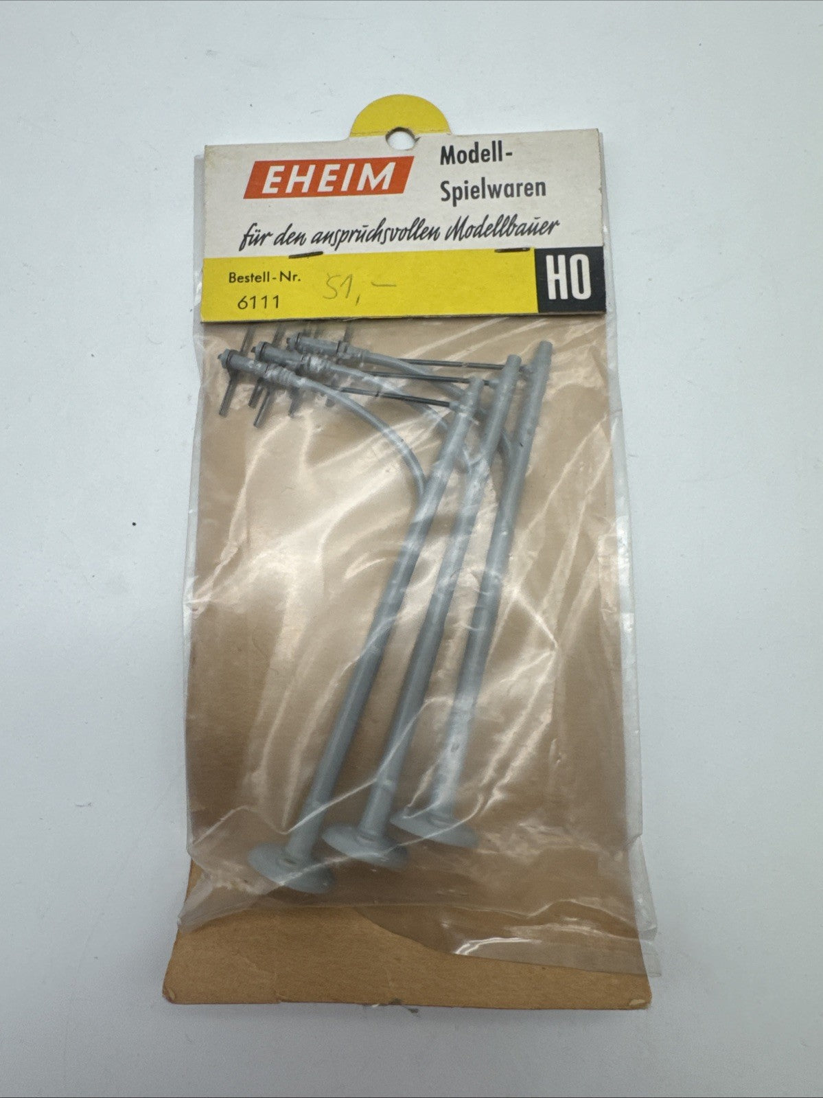 Eheim 1/87 H0 6111 - drei Masten - Bausatz Vintage
