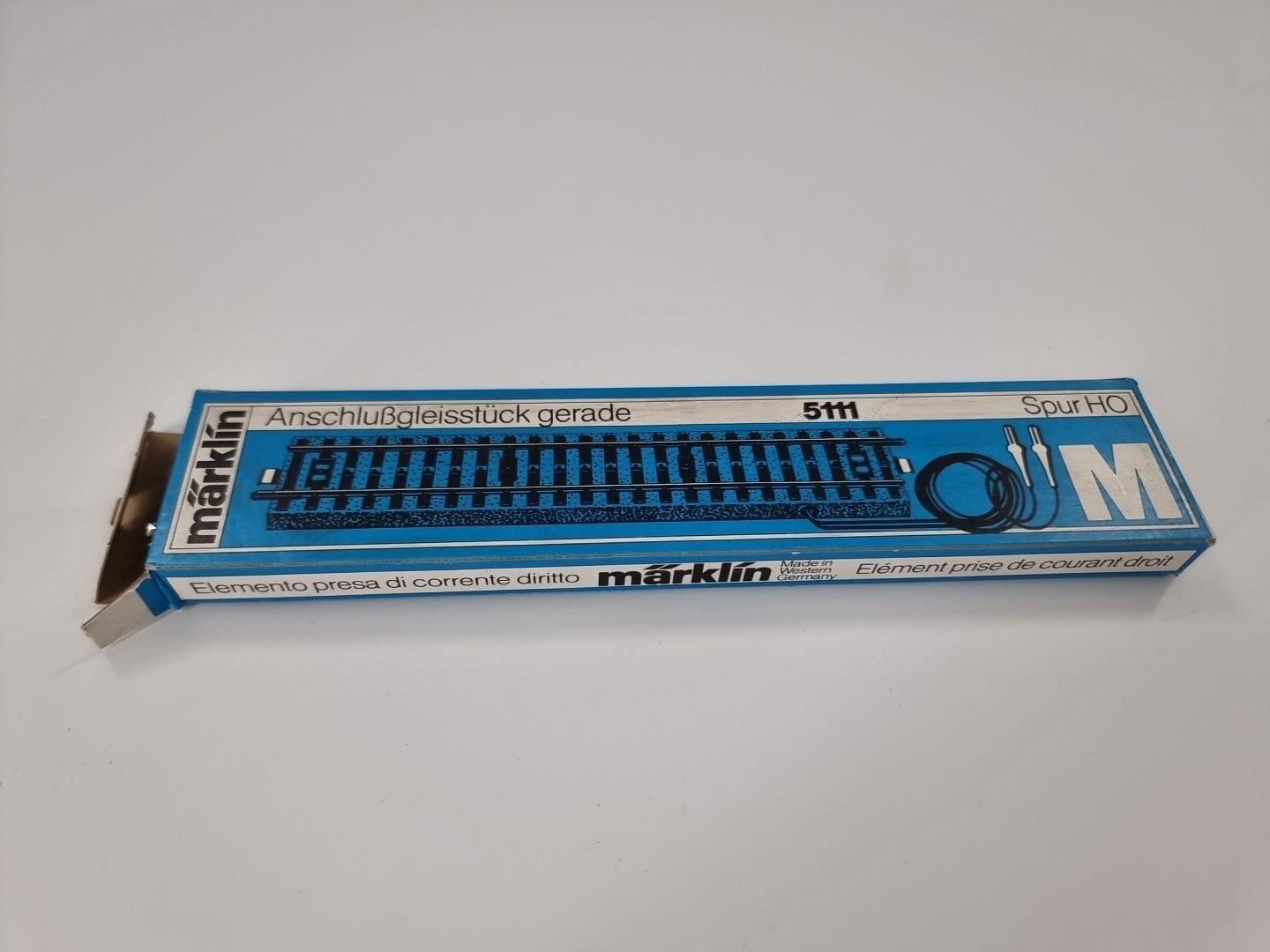 Märklin 5111 M-Gleis gerade Anschlussgleis in OVP