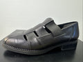 Rieker Halbschuh Gr. 37 Damen Leder Schwarz Slip On 