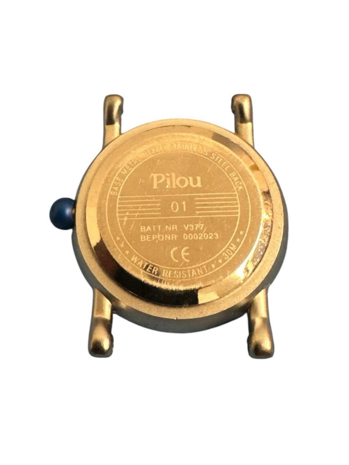 Pilou Uhr Wasserfest Neue Batterie 