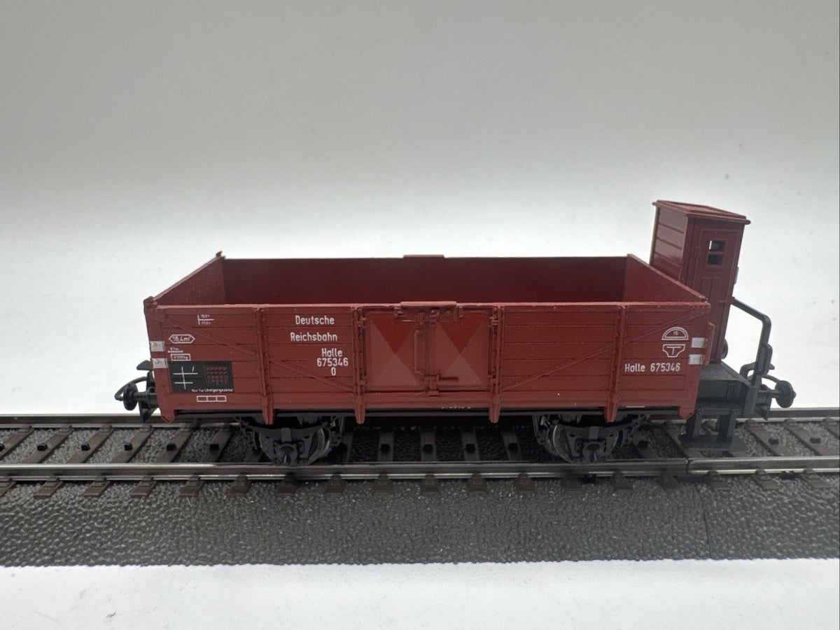 MÄRKLIN H0 Hochbordwagen Dt.Reichsbahn Halle 675346  4696 #462