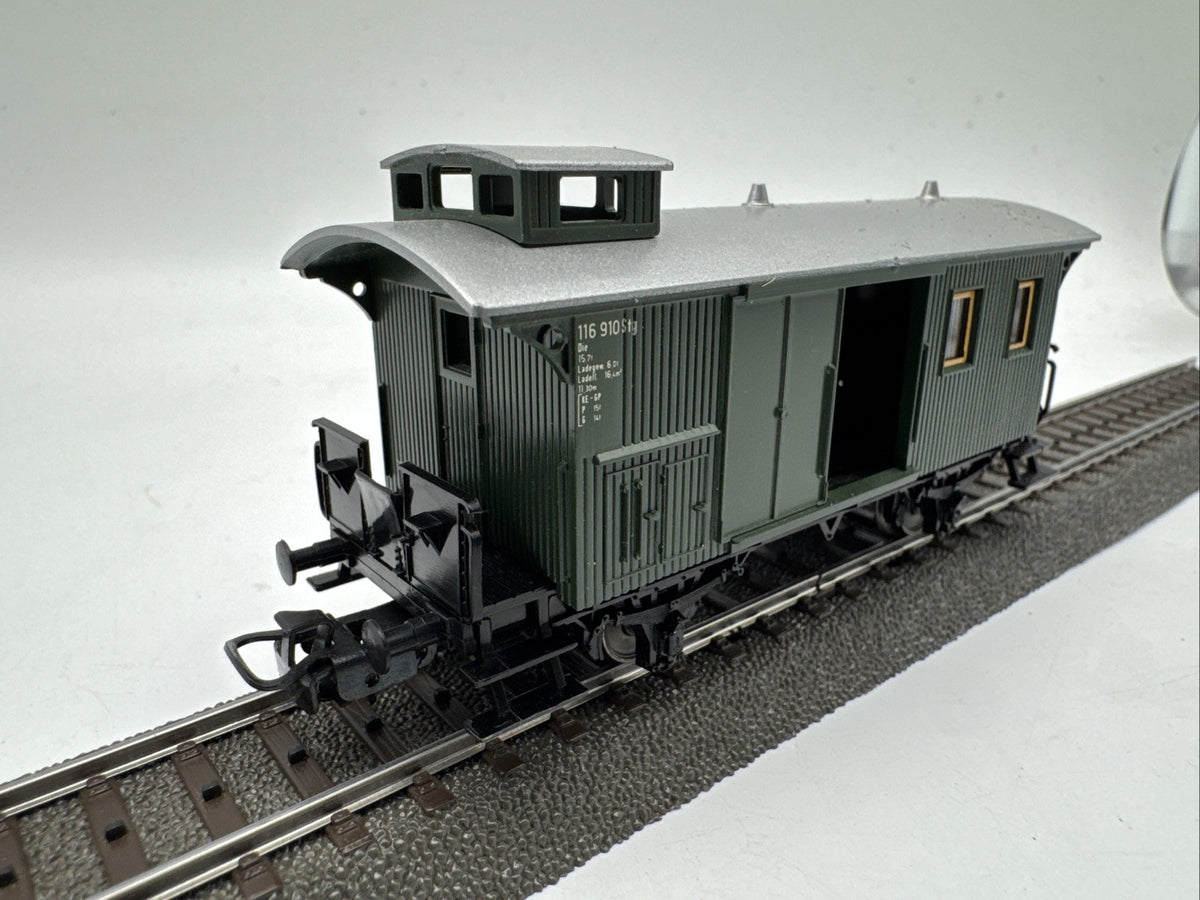 Märklin 4038 - Gepäckwagen - 116 910 Stg - grün/grau - H0 HO 1:87 #280