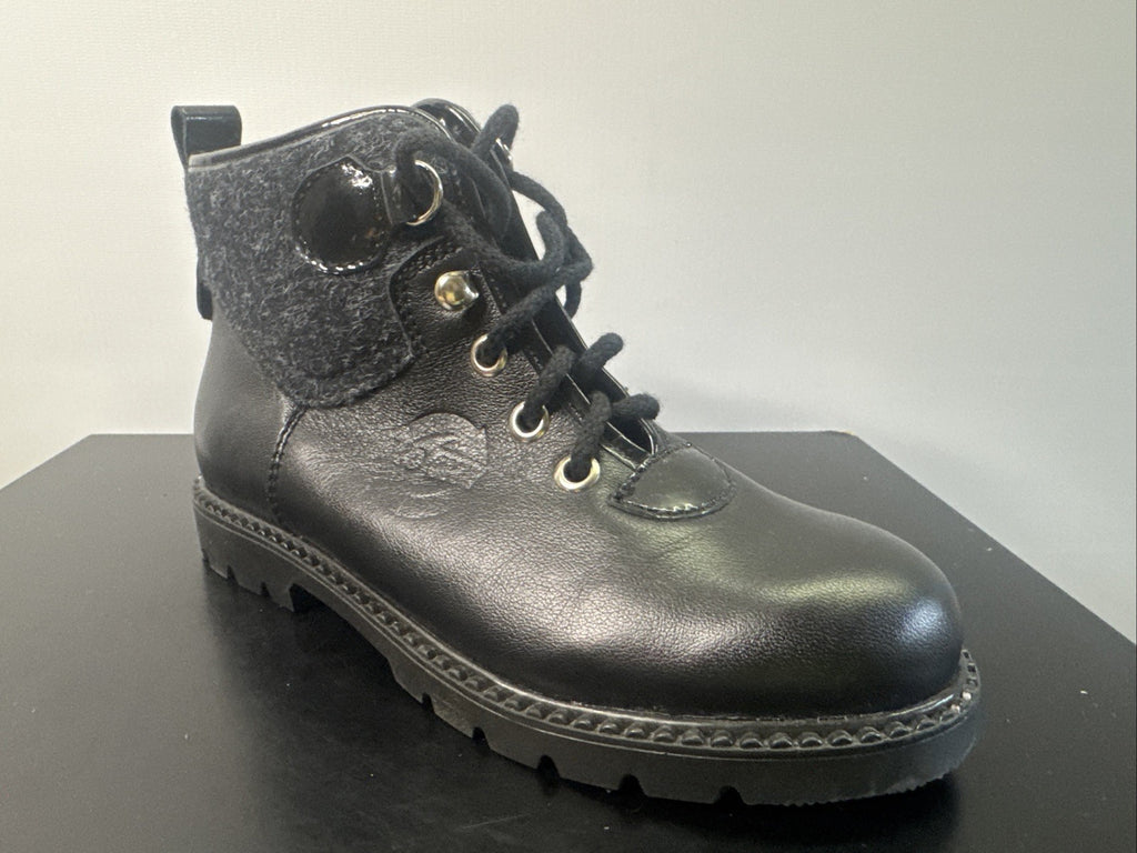 EWM Kinder Stiefel Gr. 32 Mädchen Leder Gefüttert