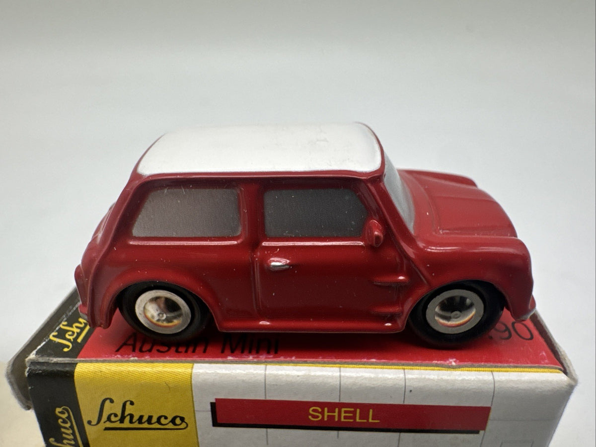 Schuco Piccolo Austin Mini Cooper rot weiß 1:90 in OVP Neuwertig #1